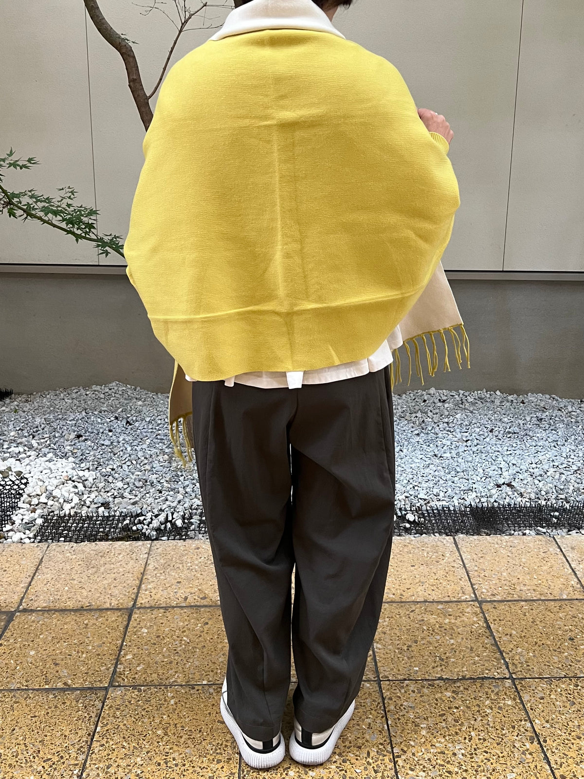【botanical】ポケットファーポンチョ