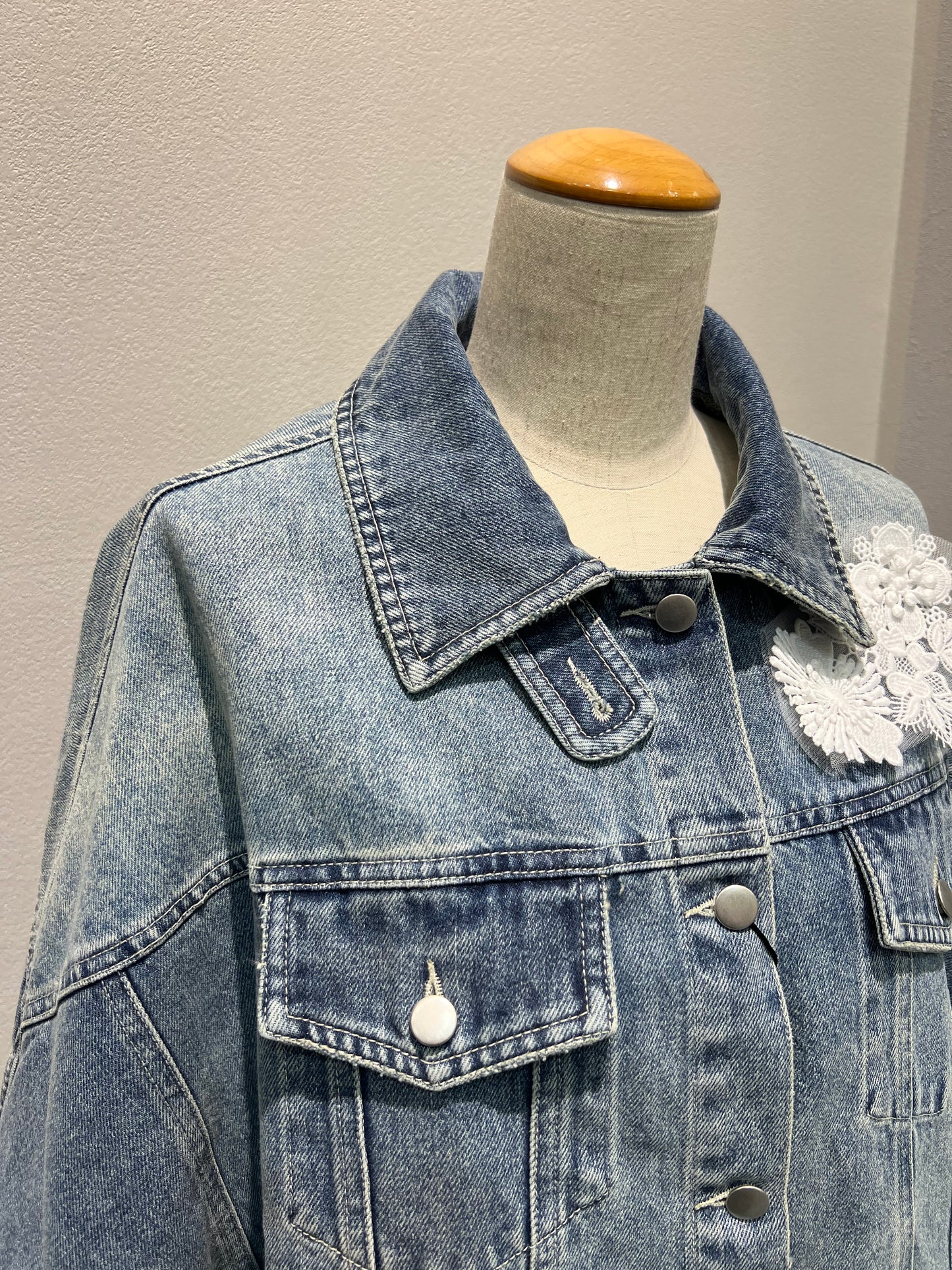 【WILLFULLY】デニムポンチョ