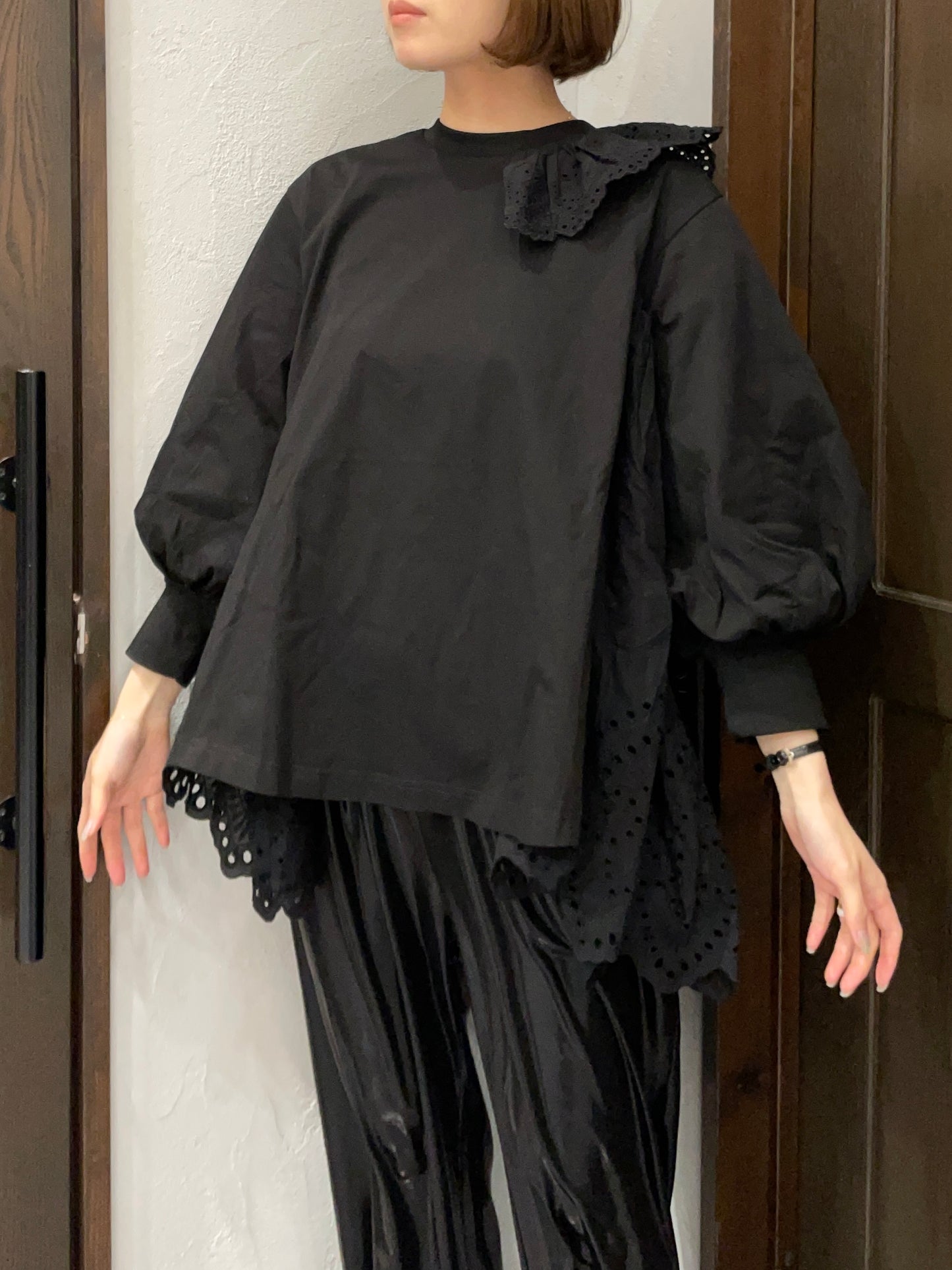 【THOMAS MAGPIE】レースフリルプルオーバー