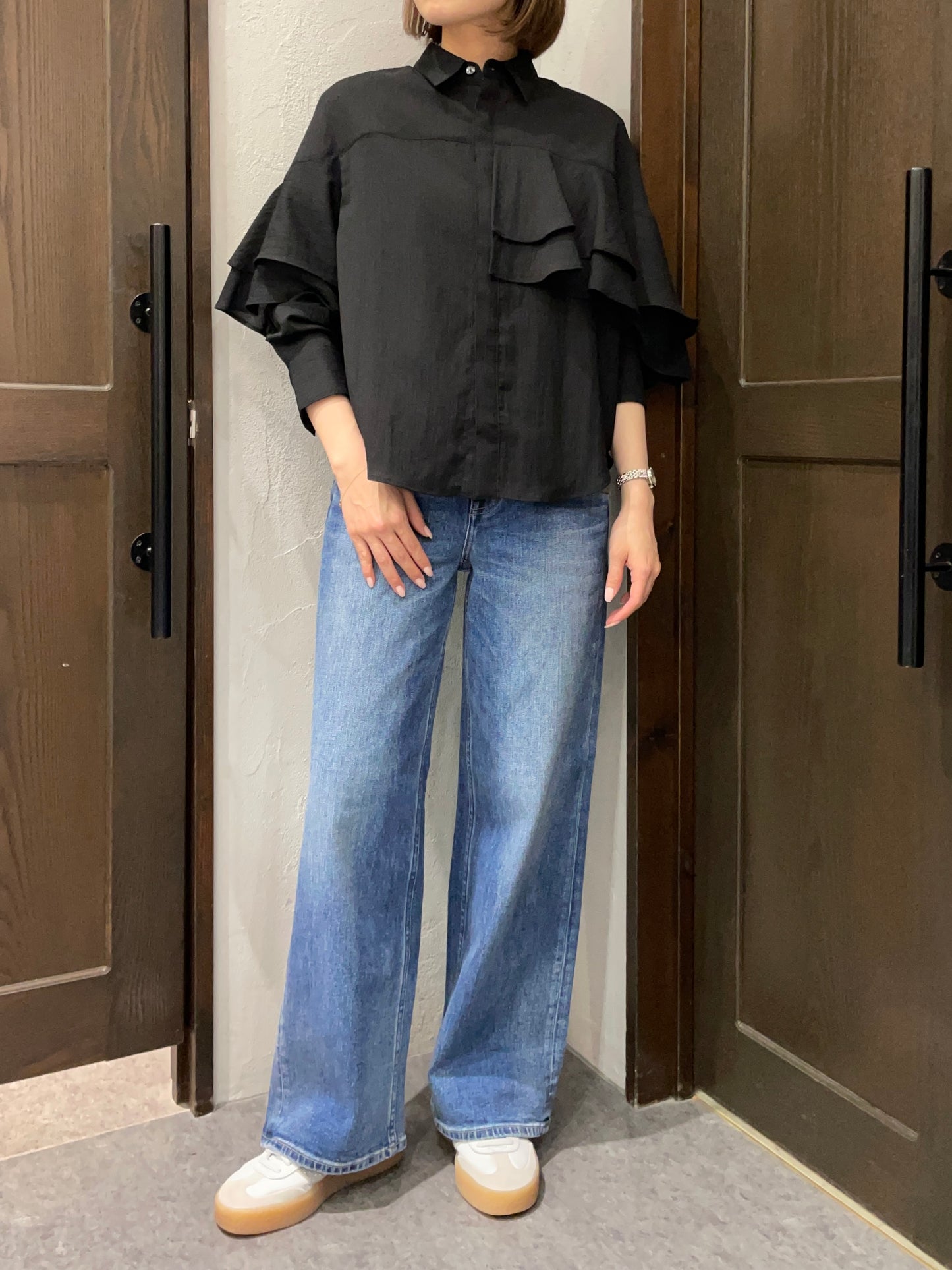 【Healthy denim】ピンクペッパーミッドライズ