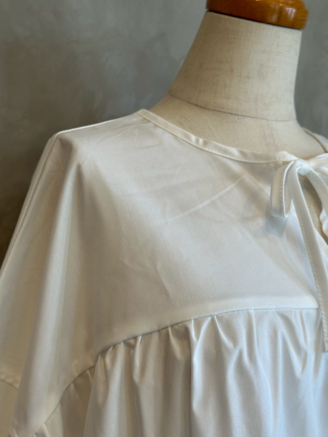 【botanical】ティアードチュニック長袖ブラウス