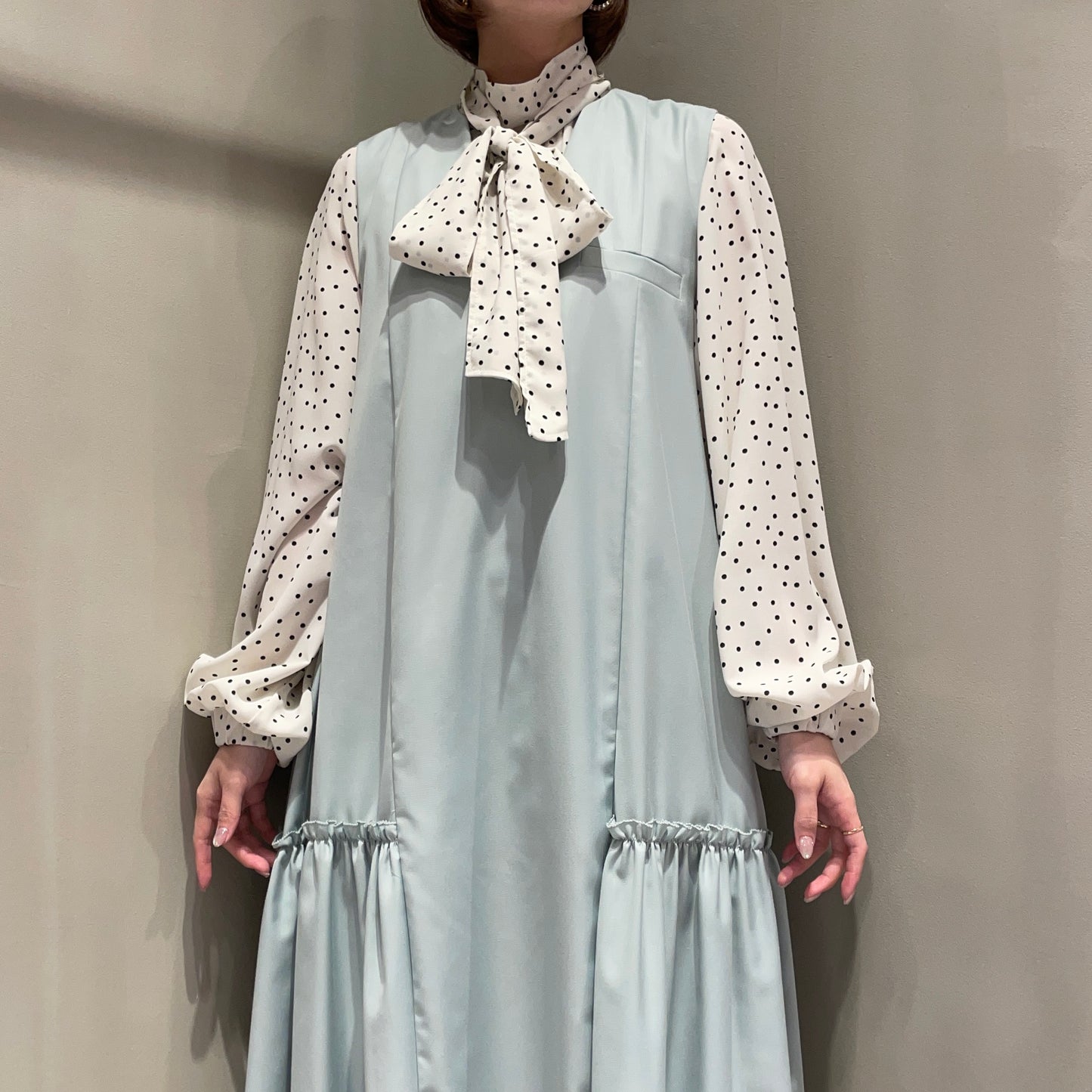 【anana】ボリュームジャンパースカート