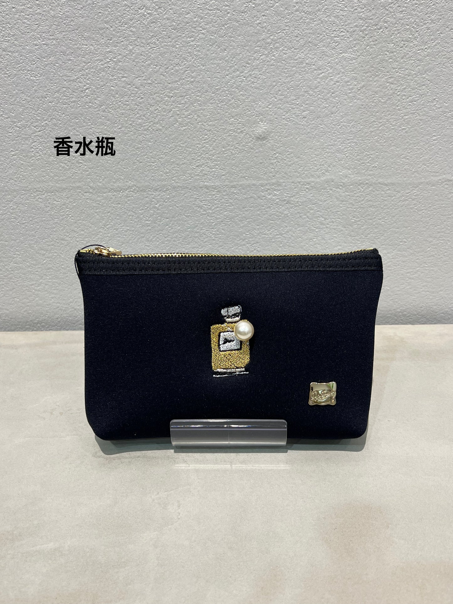 【Rapture】ネイプルズ モチーフ刺繍ポーチ -Sサイズ-