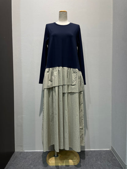 【Mewl】タフタドッキングワンピース