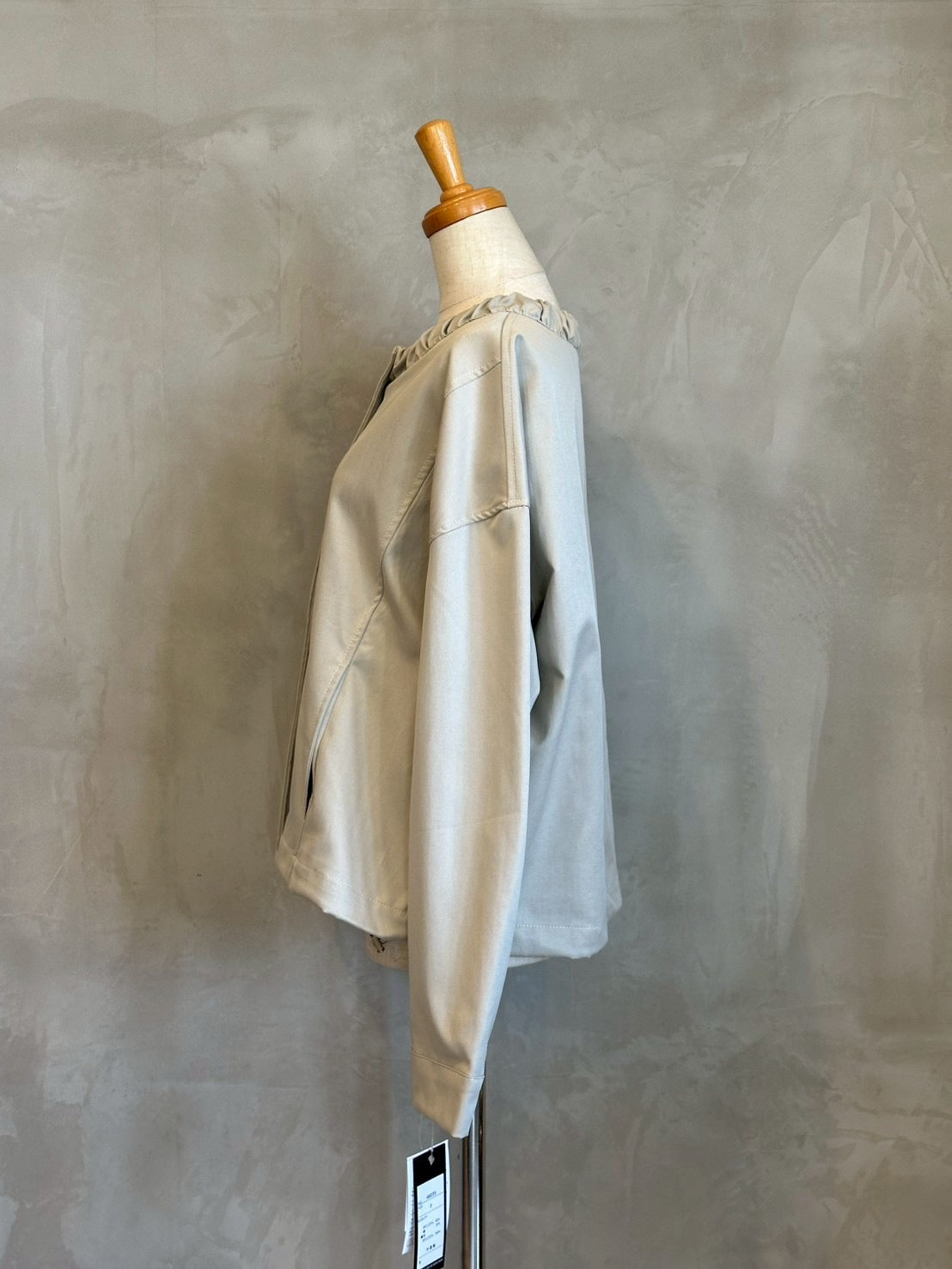 【botanical】ギャザーネックブルゾン