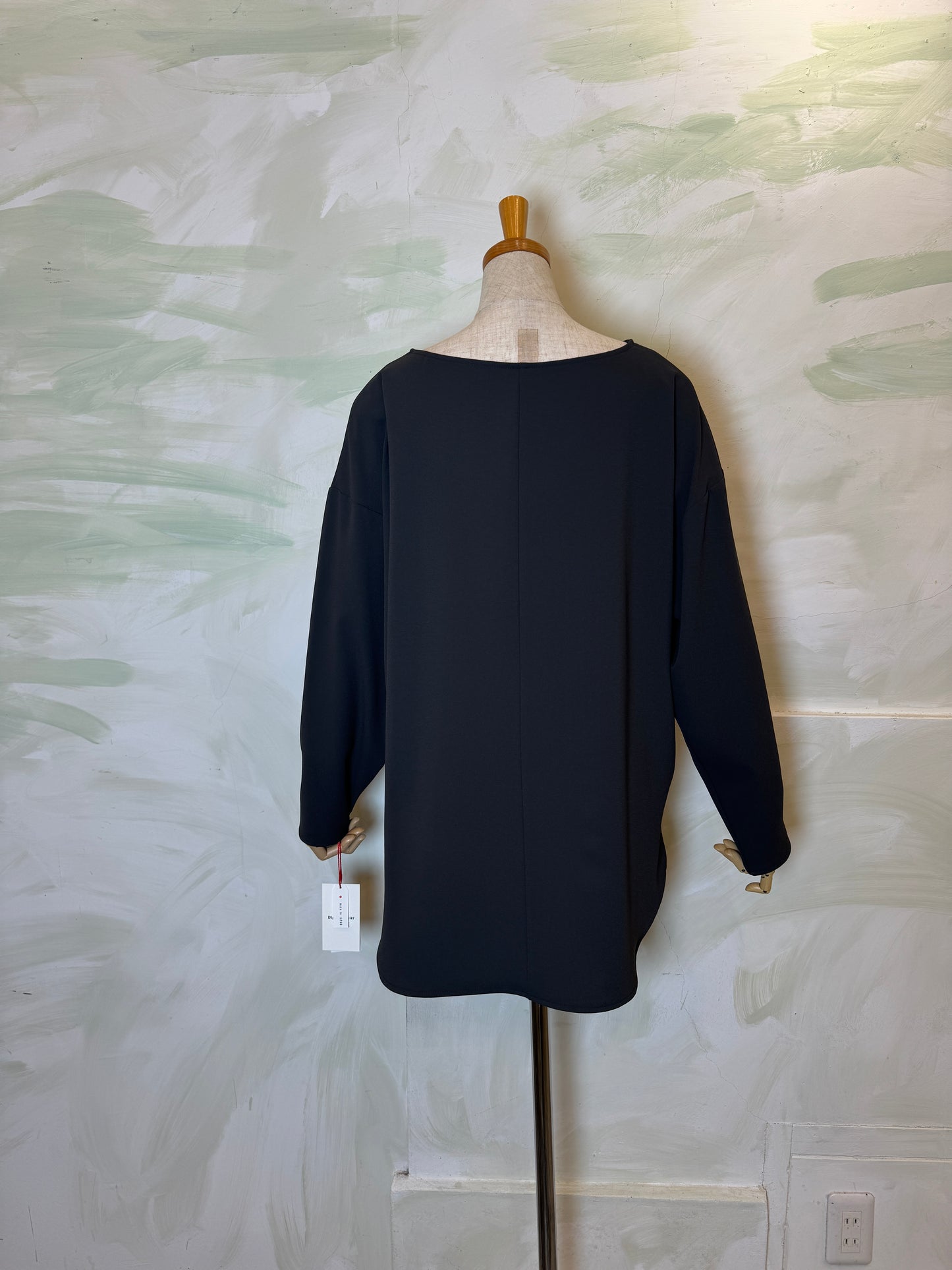 【Dignite collier】ジョーゼット長袖ブラウス