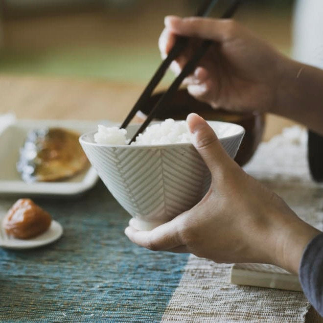 【長崎】波佐見焼　アイユー　ORIME　茶碗　ブラウン