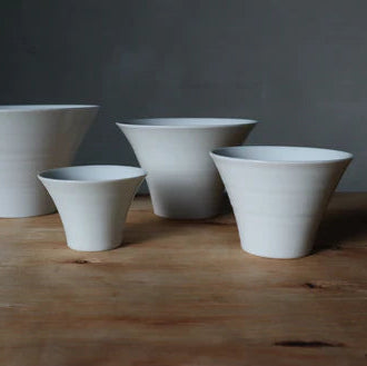 【長崎】波佐見焼　浜陶　いれこ碗小　ホワイト