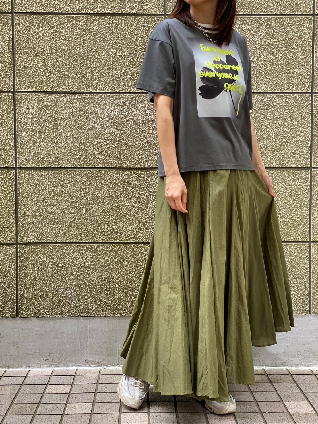 【NOUQUE】エアリーボリューム フレアスカート