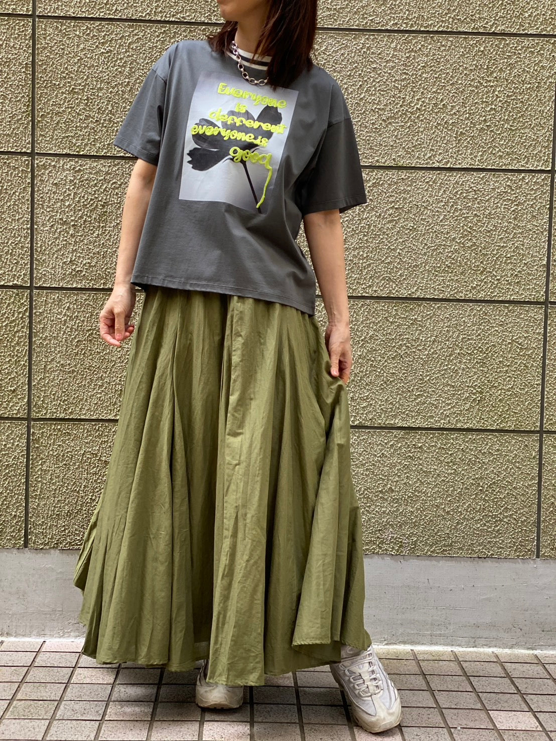 【NOUQUE】エアリーボリューム フレアスカート