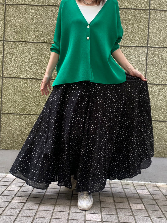 【NOUQUE】エアリーボリューム フレアスカート