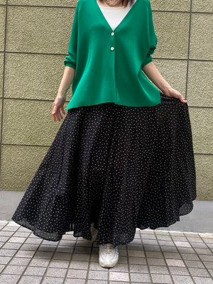 【NOUQUE】エアリーボリューム フレアスカート