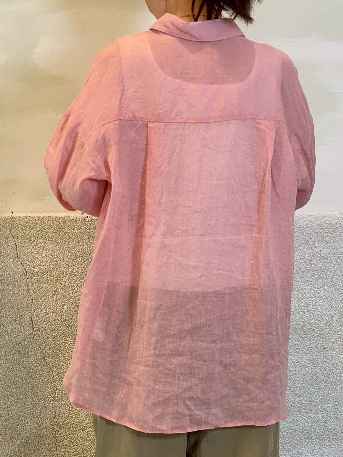 【CLOCHE】リネンシャツ