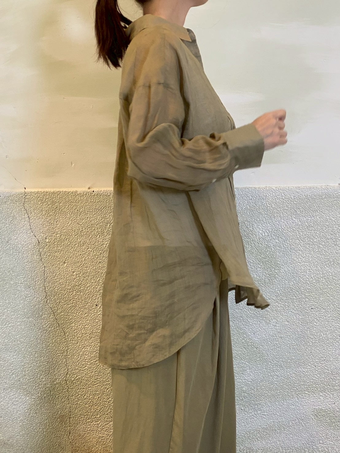 【CLOCHE】リネンシャツ