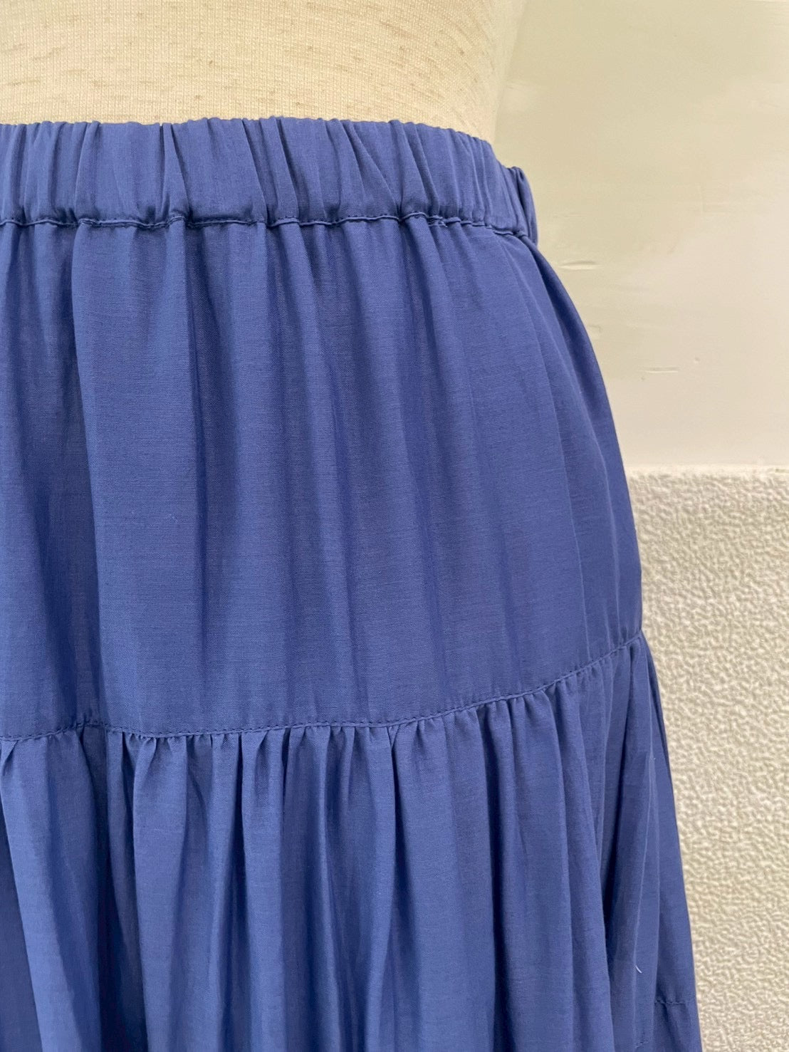 【botanical】コットンボイル ティアードスカート