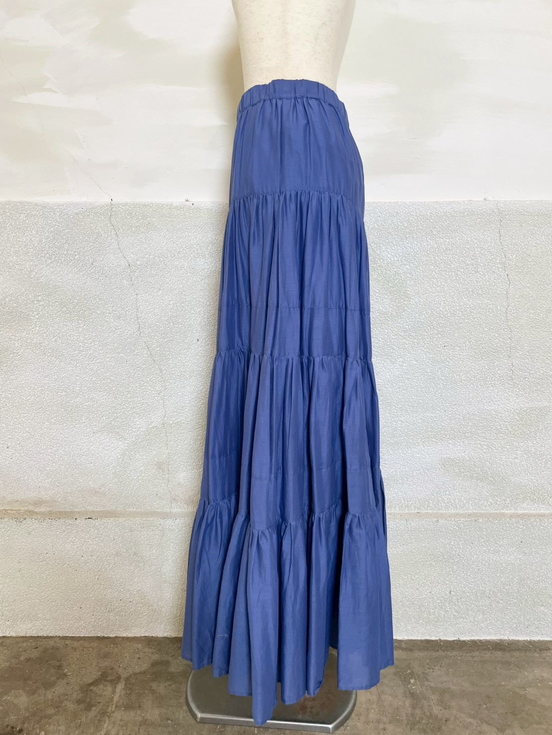 【botanical】コットンボイル ティアードスカート