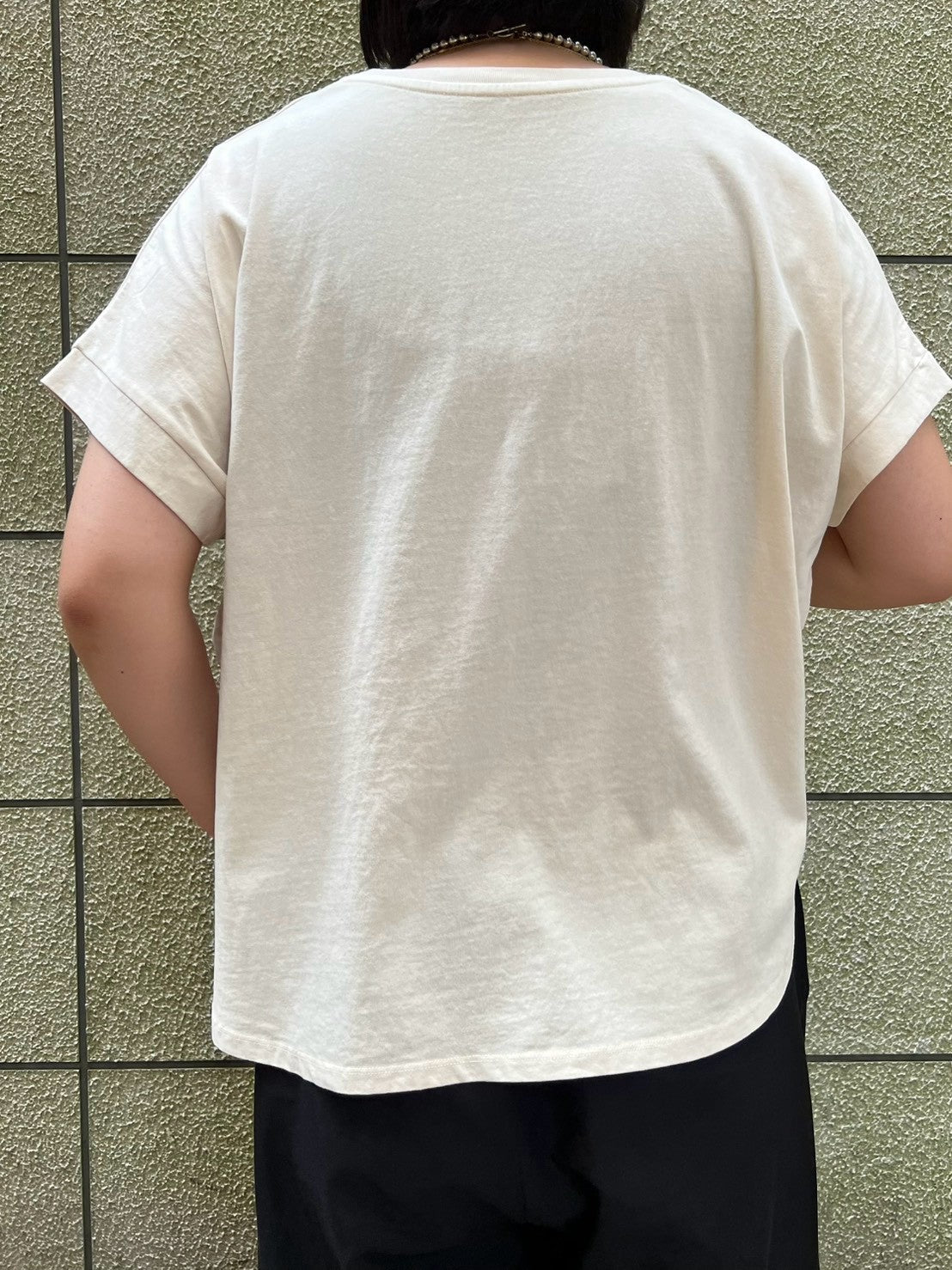 【botanical】ピグメント製品染め ロゴTシャツ