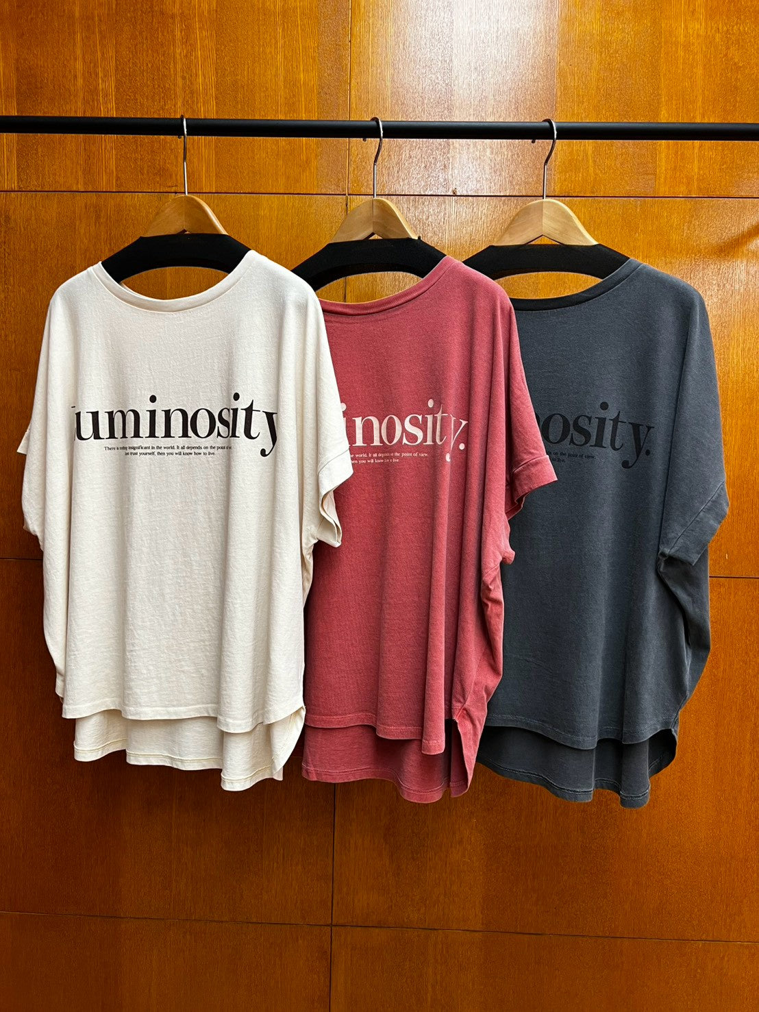 【botanical】ピグメント製品染め ロゴTシャツ