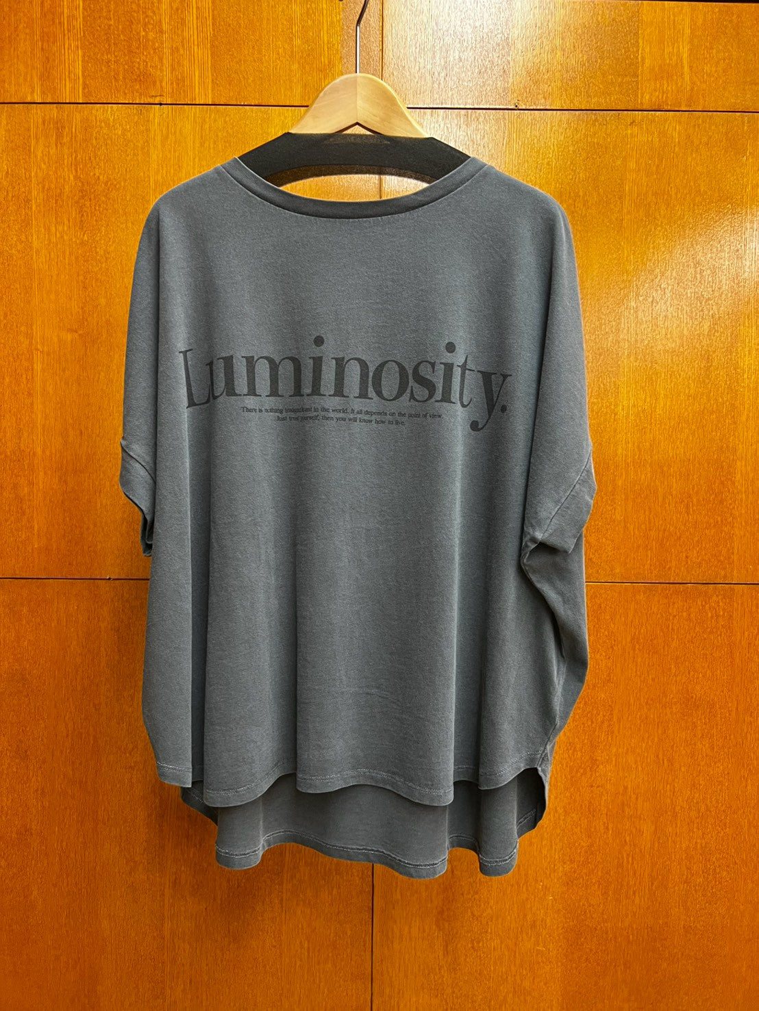【botanical】ピグメント製品染め ロゴTシャツ