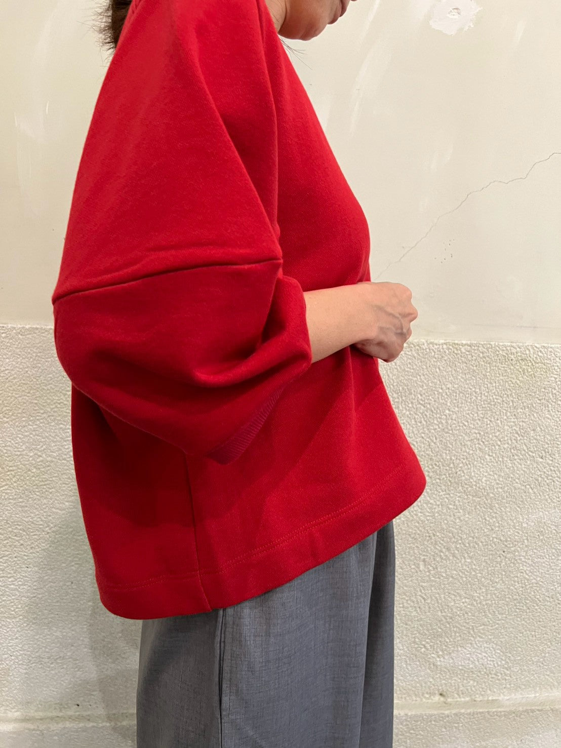 【NUS】刺繍Nミニ裏毛プルオーバー