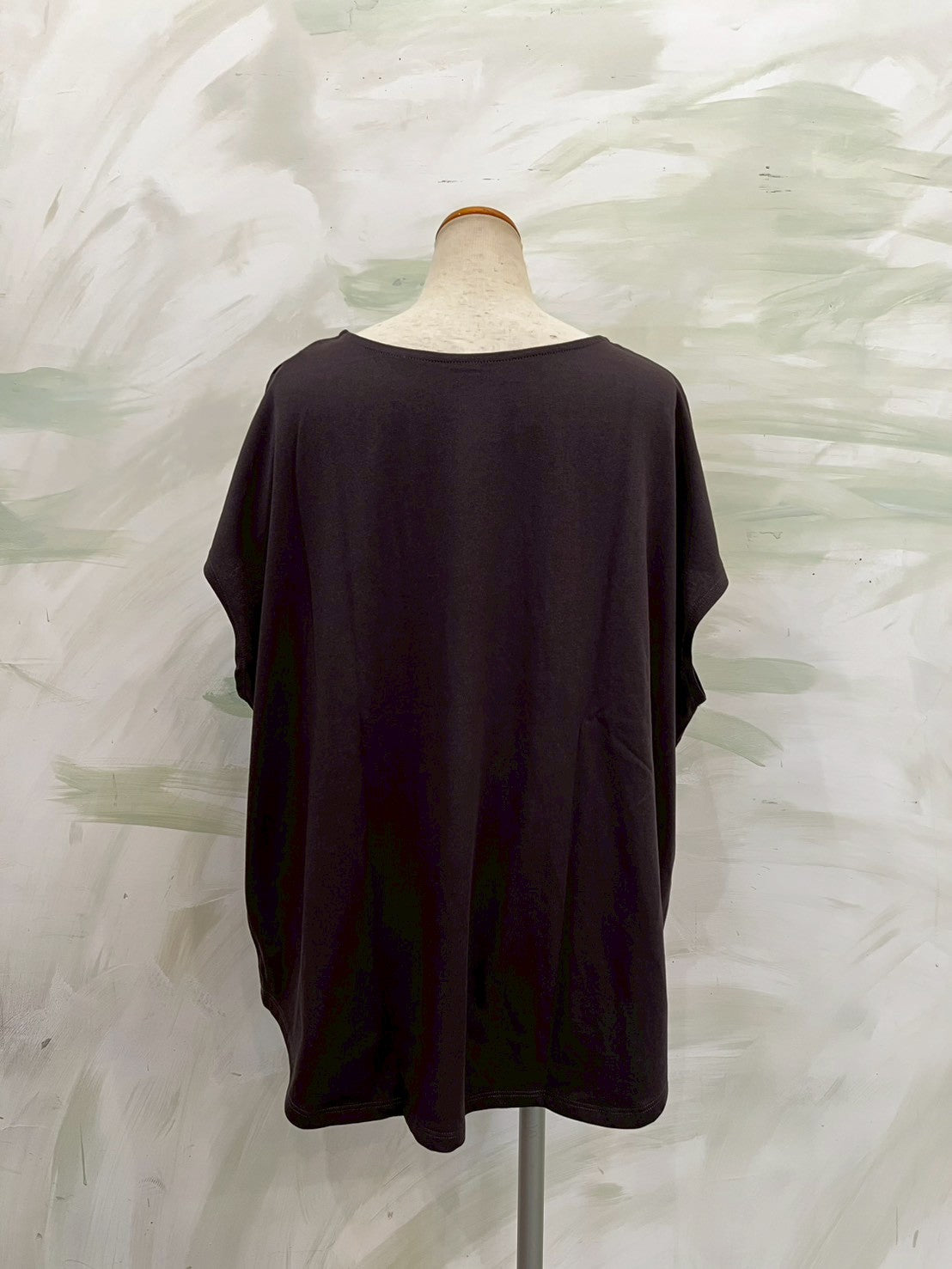 【botanical】USAコットン 前後2WAY フレンチオーバーロゴTシャツ