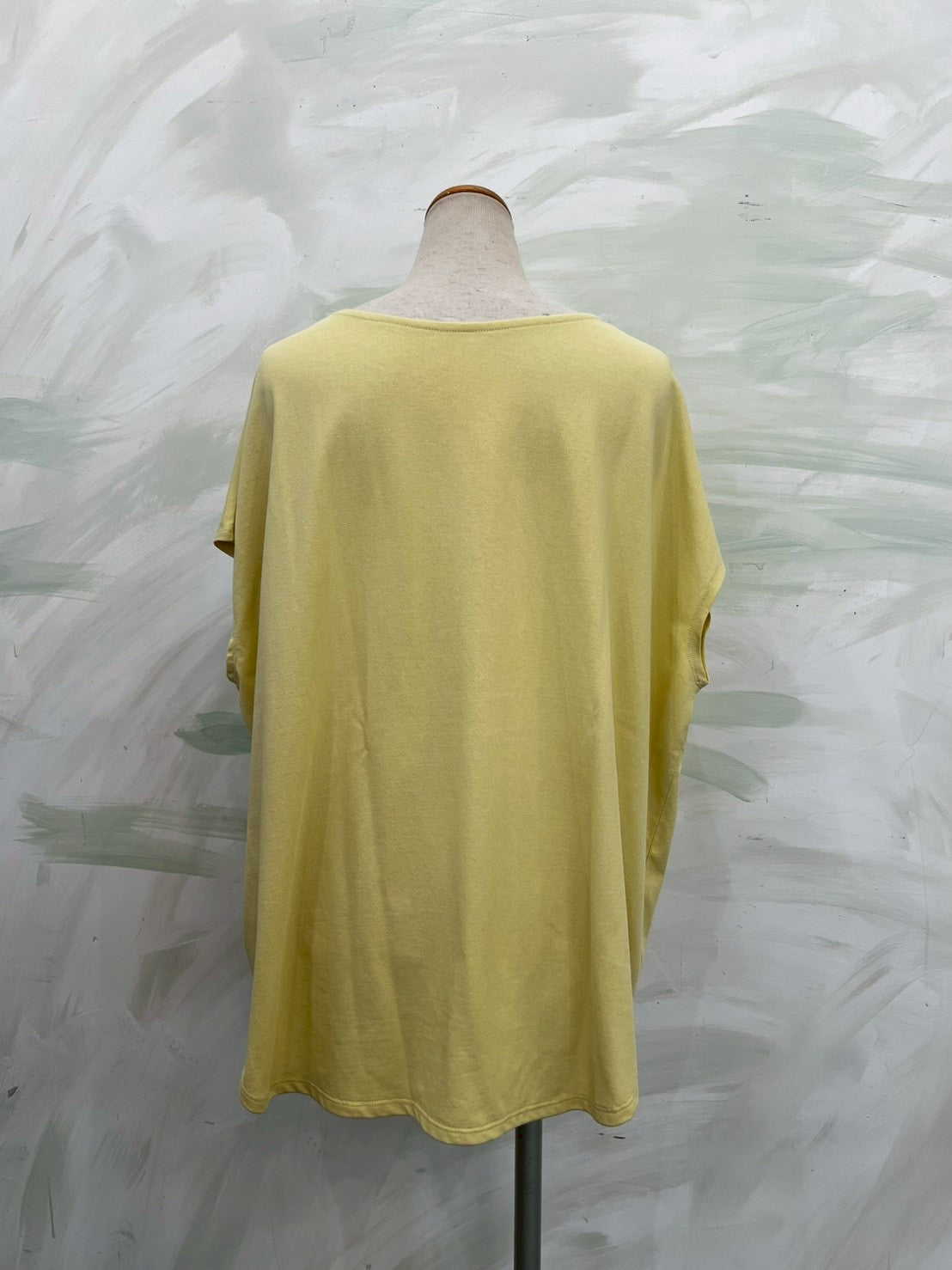 【botanical】USAコットン 前後2WAY フレンチオーバーロゴTシャツ