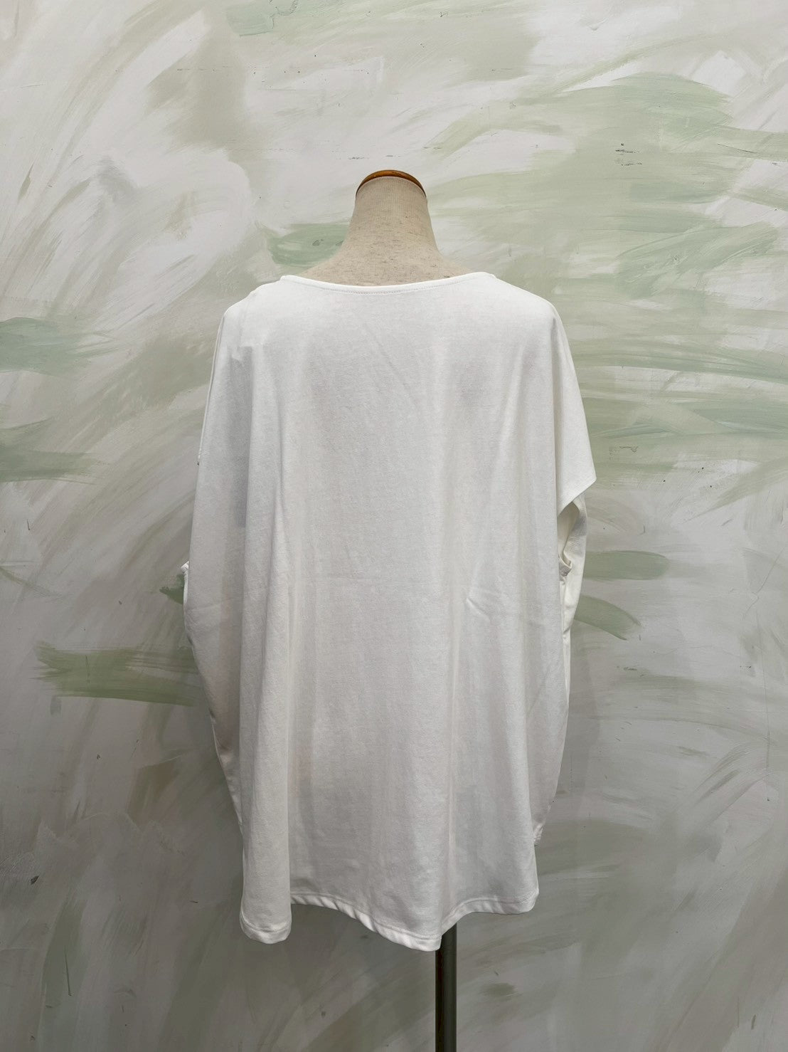 【botanical】USAコットン 前後2WAY フレンチオーバーロゴTシャツ
