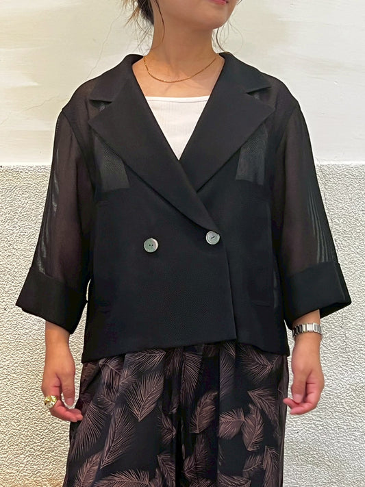 【B7】メッシュショートジャケット