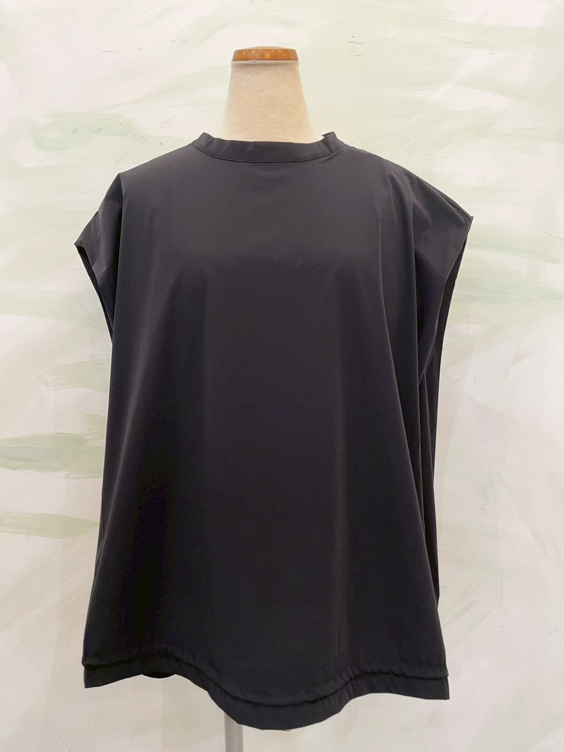 【botanical】チュールフリル切替　アシメカットトップス