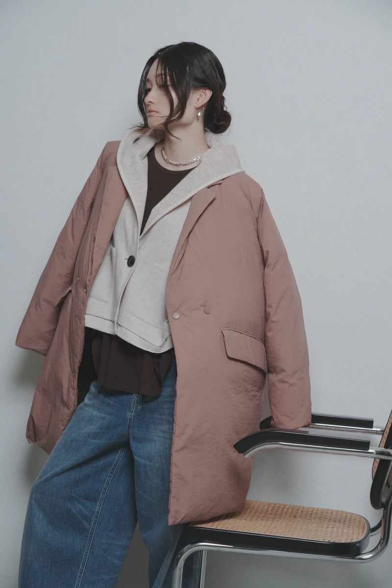 【予約商品】CYAN tokyo/チェスターハーフダウンコート