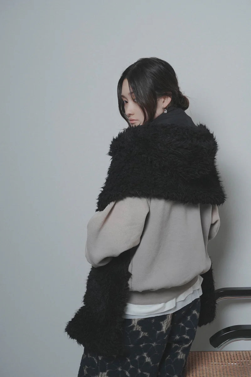 【予約商品】CYAN tokyo/シャギーボアフーディストール