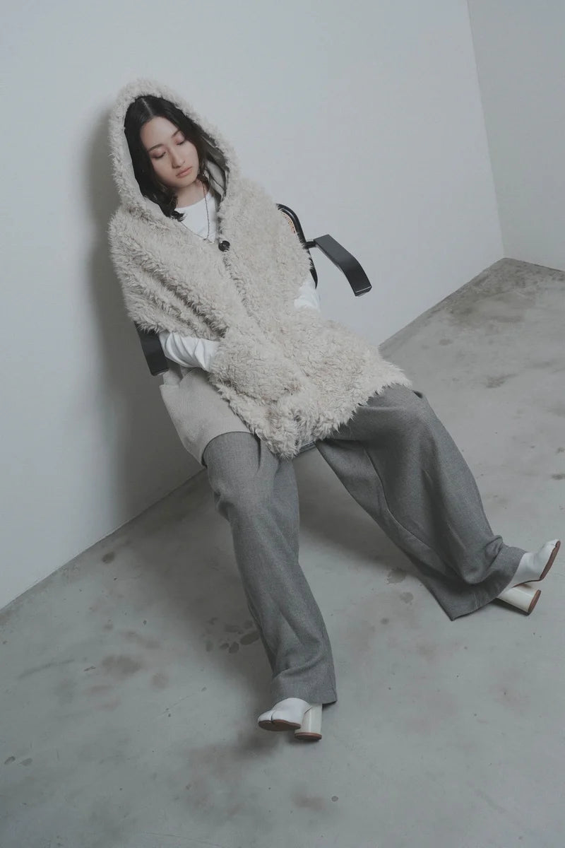【予約商品】CYAN tokyo/タックベルトウーリーワイド