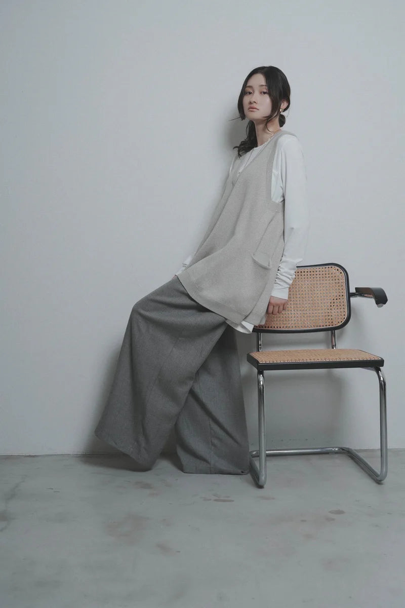 【予約商品】CYAN tokyo/タックベルトウーリーワイド