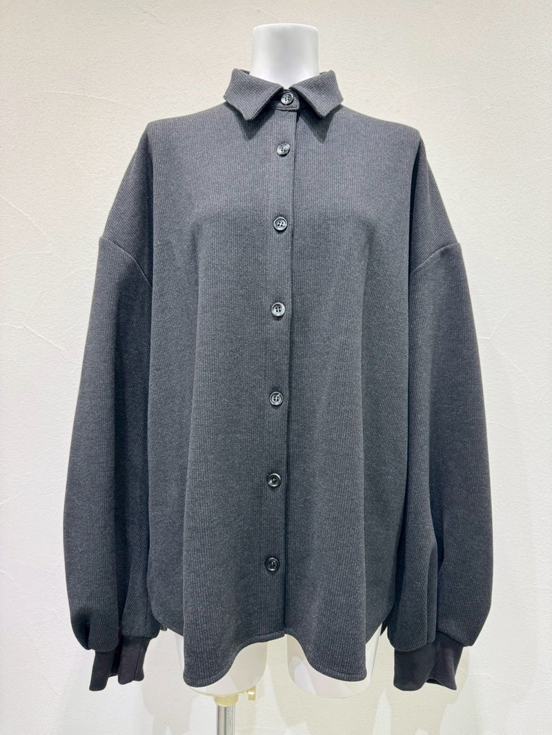 【予約商品】CYAN tokyo/シャギーラインウォームシャツブルゾン