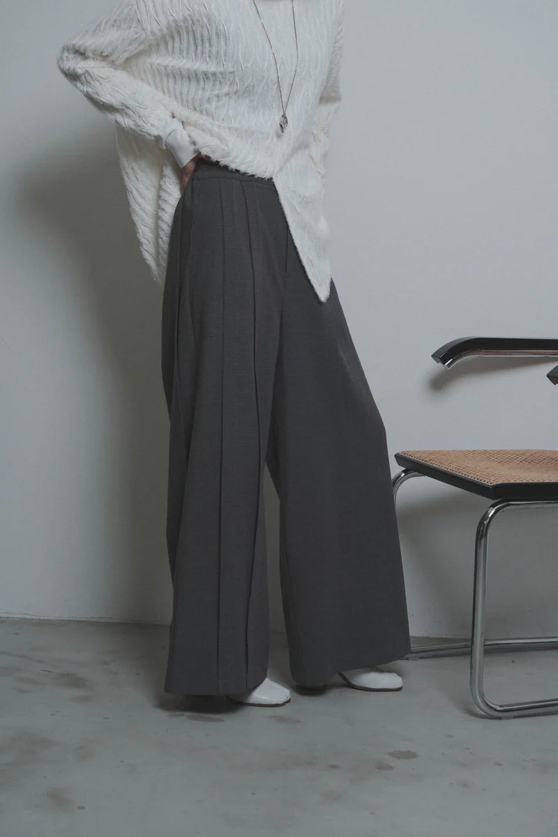 【予約商品】CYAN tokyo/エンドタックワイドパンツ