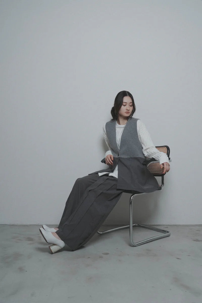 【予約商品】CYAN tokyo/エンドタックワイドパンツ