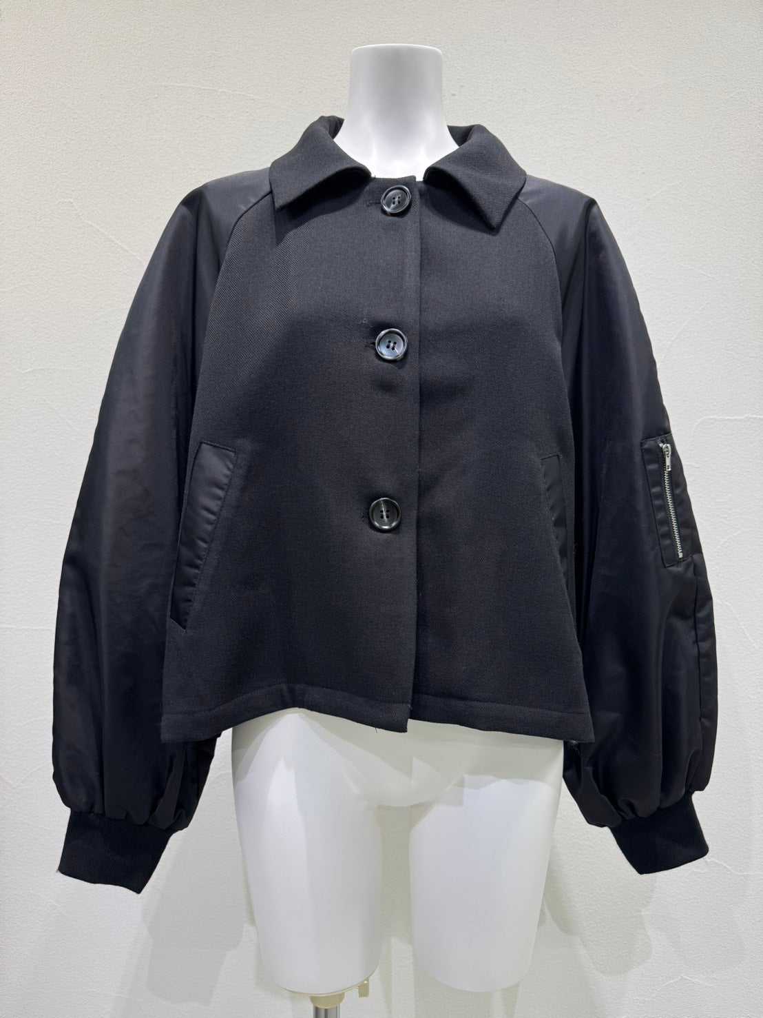 【予約商品】CYAN tokyo/ミリタリースリーブショートブルゾン