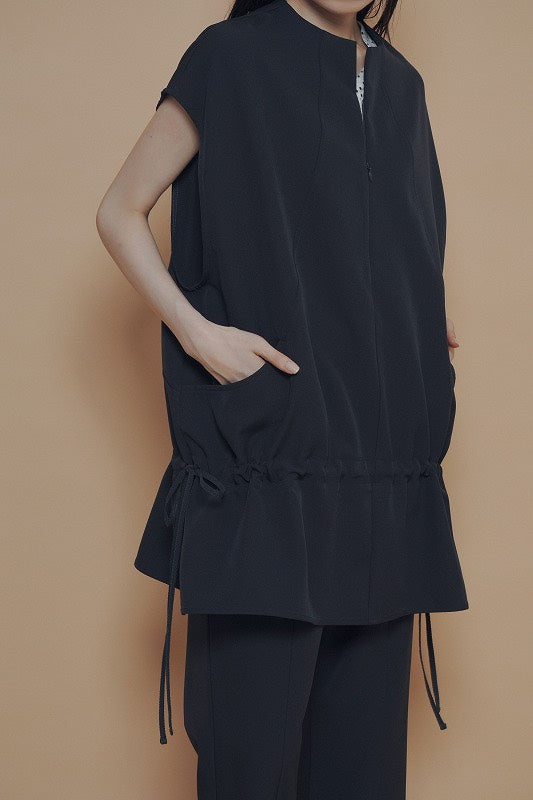 【予約商品】CYAN TOKYO ZIPフロントフレンチチュニック