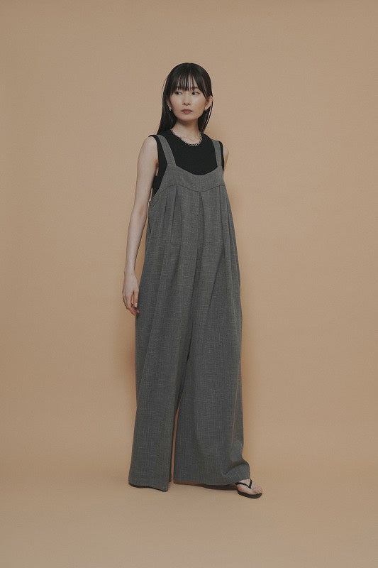 【予約商品】CYAN TOKYO エアリータックリラックスサロペット