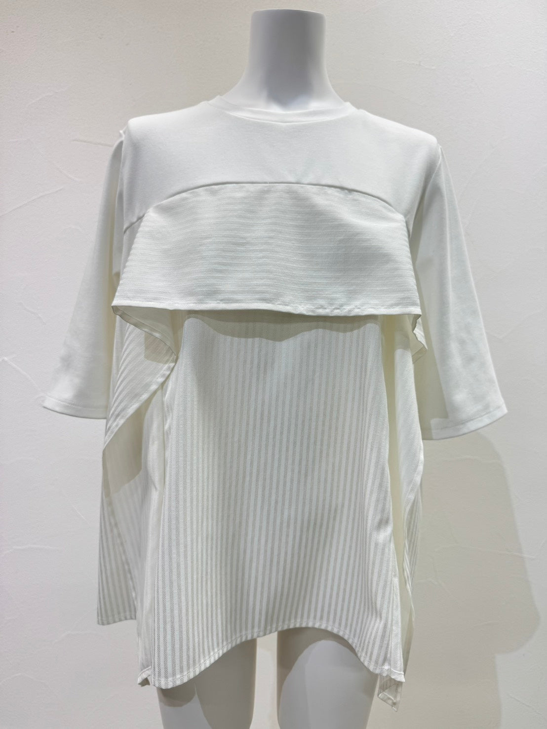 【予約商品】CYAN TOKYO サッカーストライプコンビTOPS