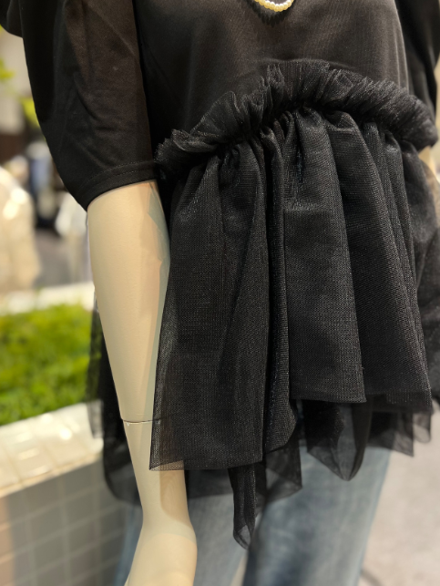 【THOMAS MAGPIE】ボリュームヘムカットトップス