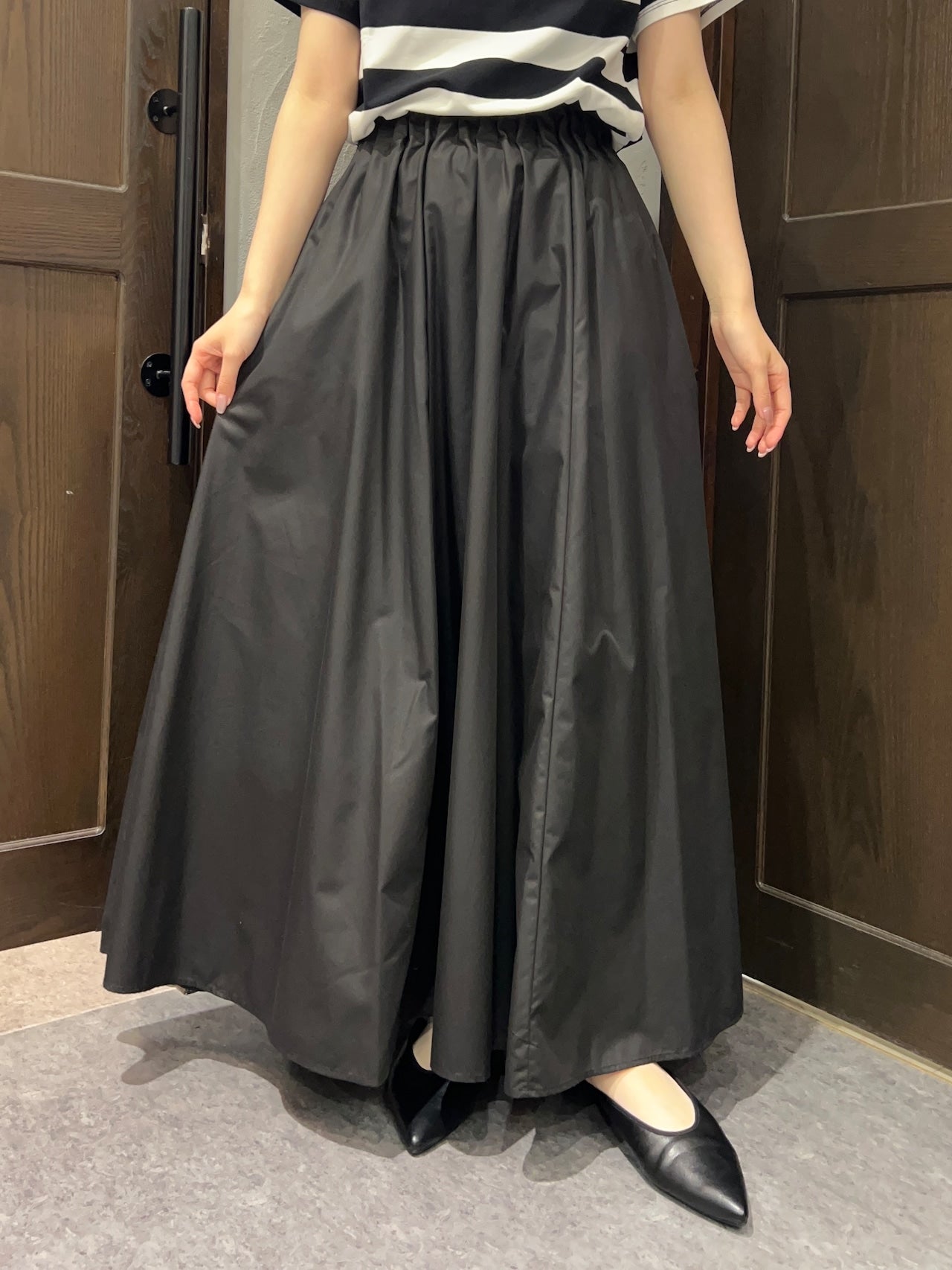 【MICALLE MICALLE】ウエストギャザースカート