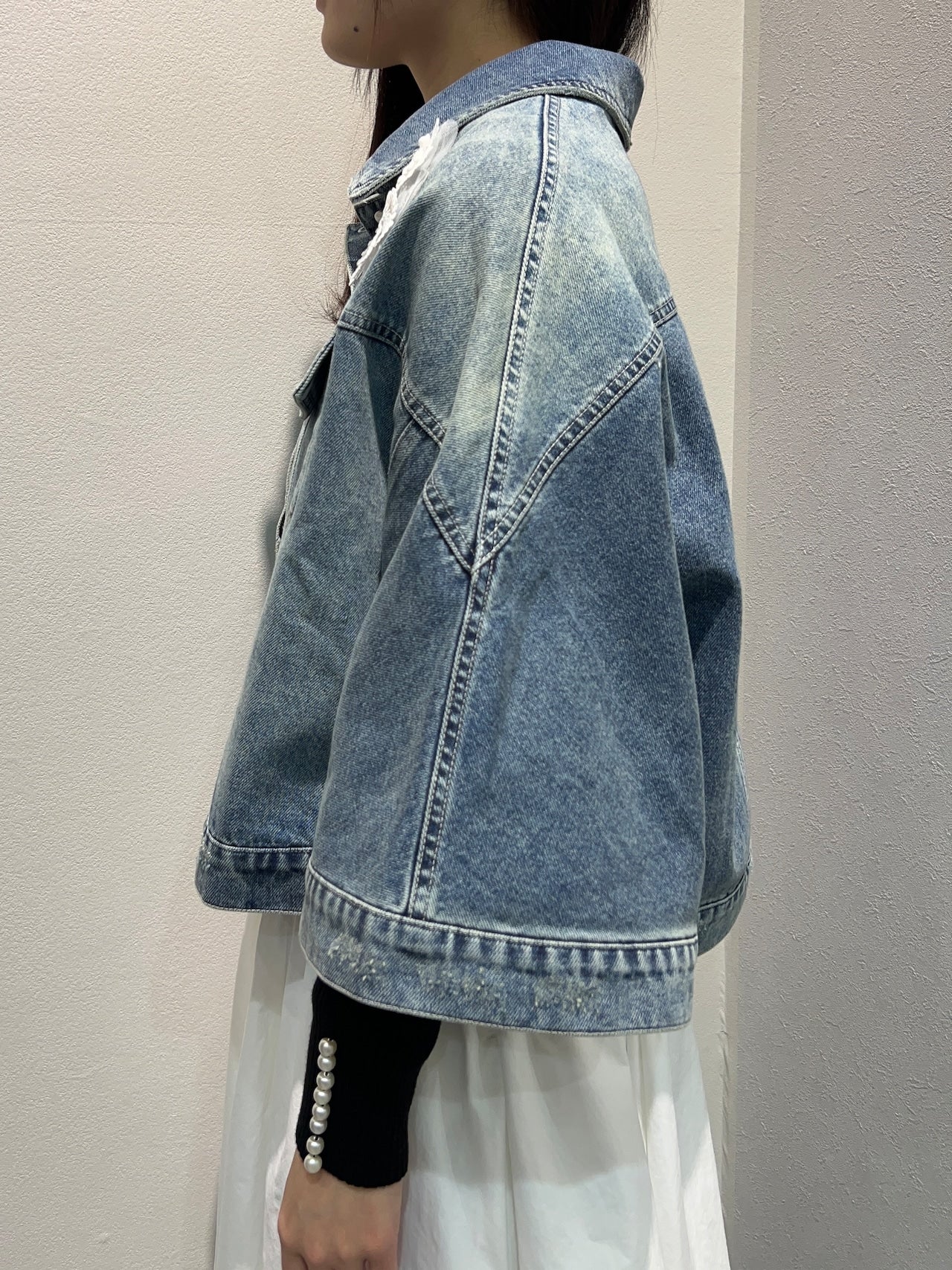 【WILLFULLY】デニムポンチョ