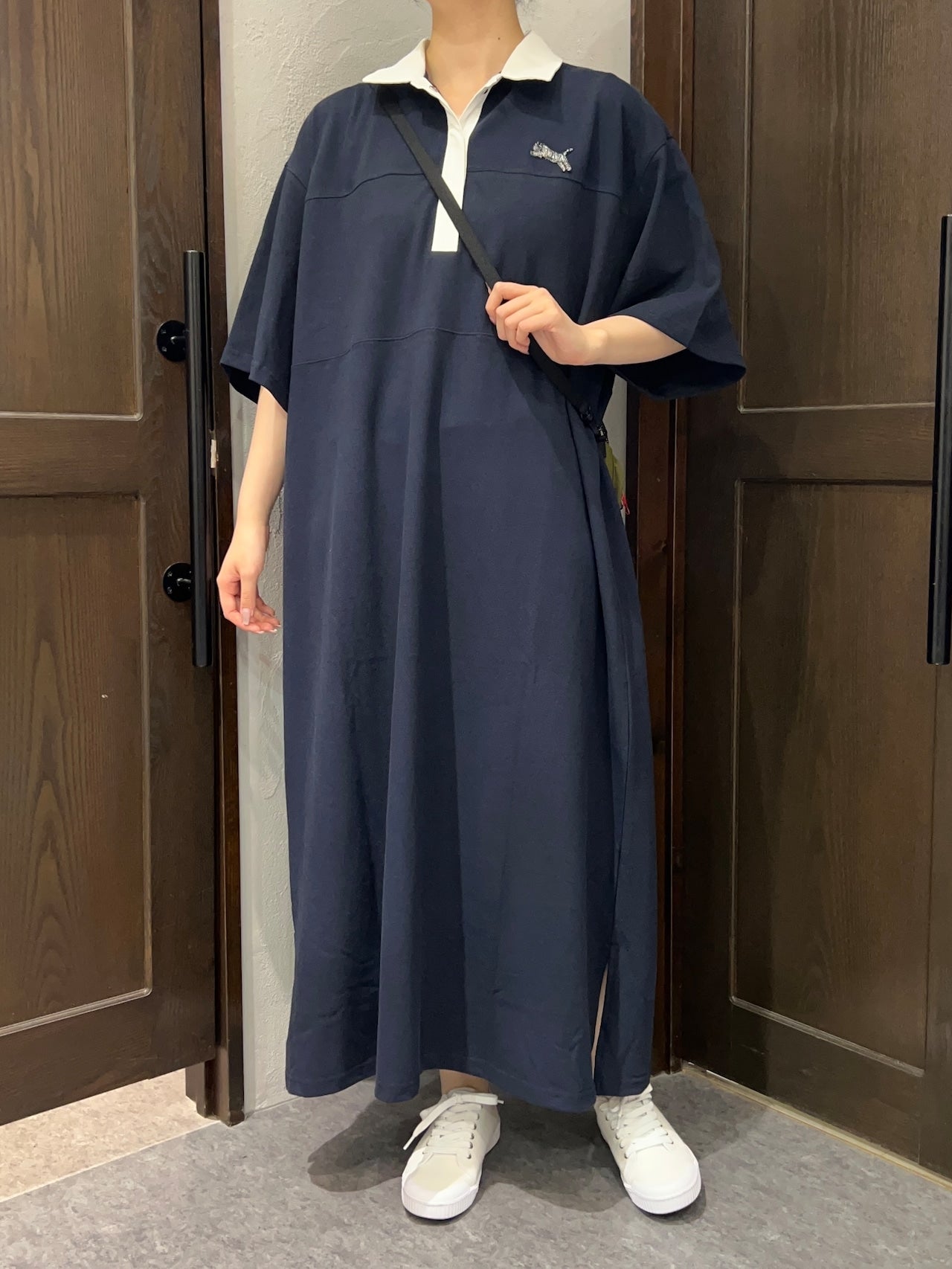 【TRANOI】トラワッペンロングポロワンピース
