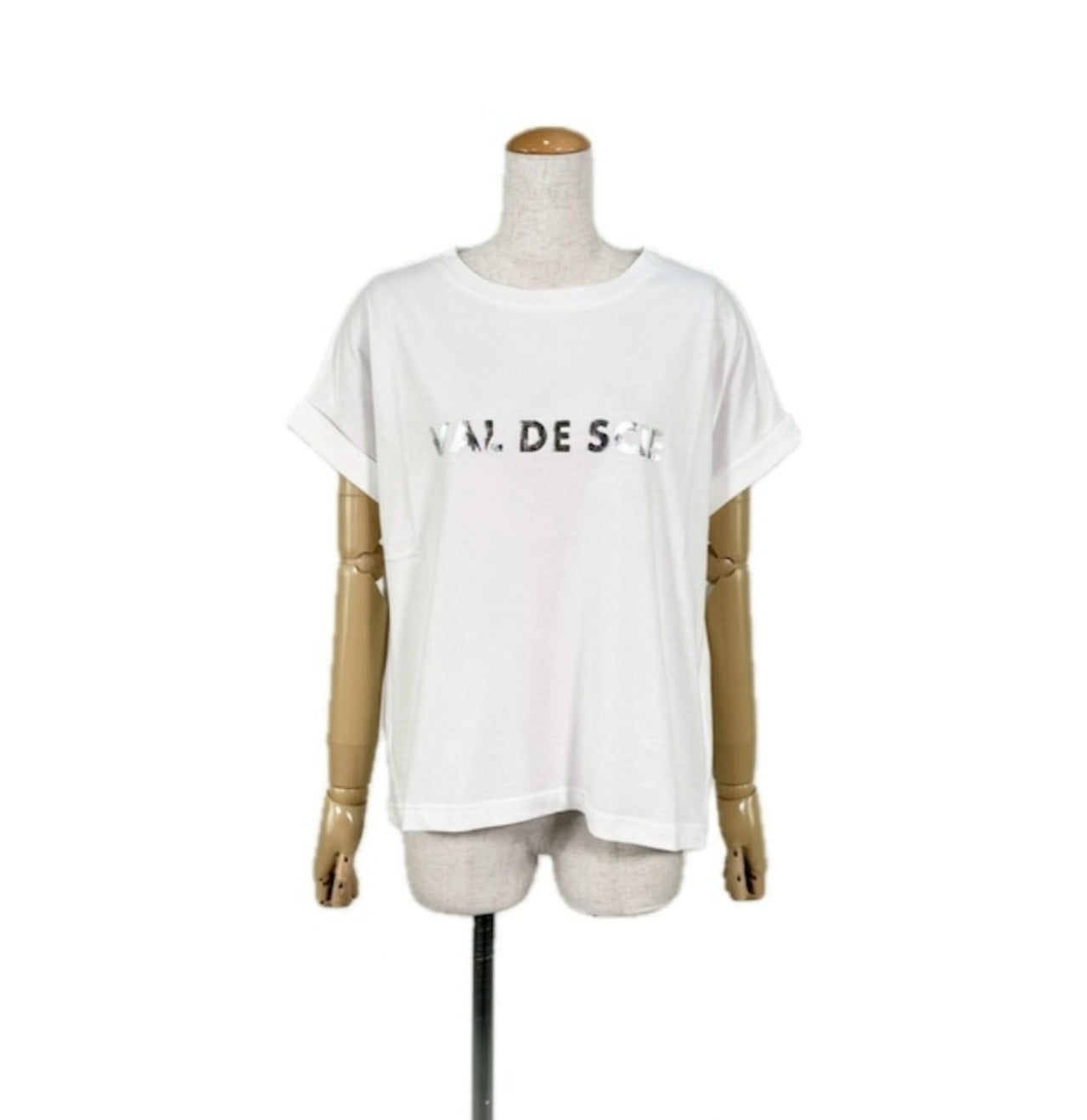 【CLOCHE】ロールアップフレンチスリーブTシャツ