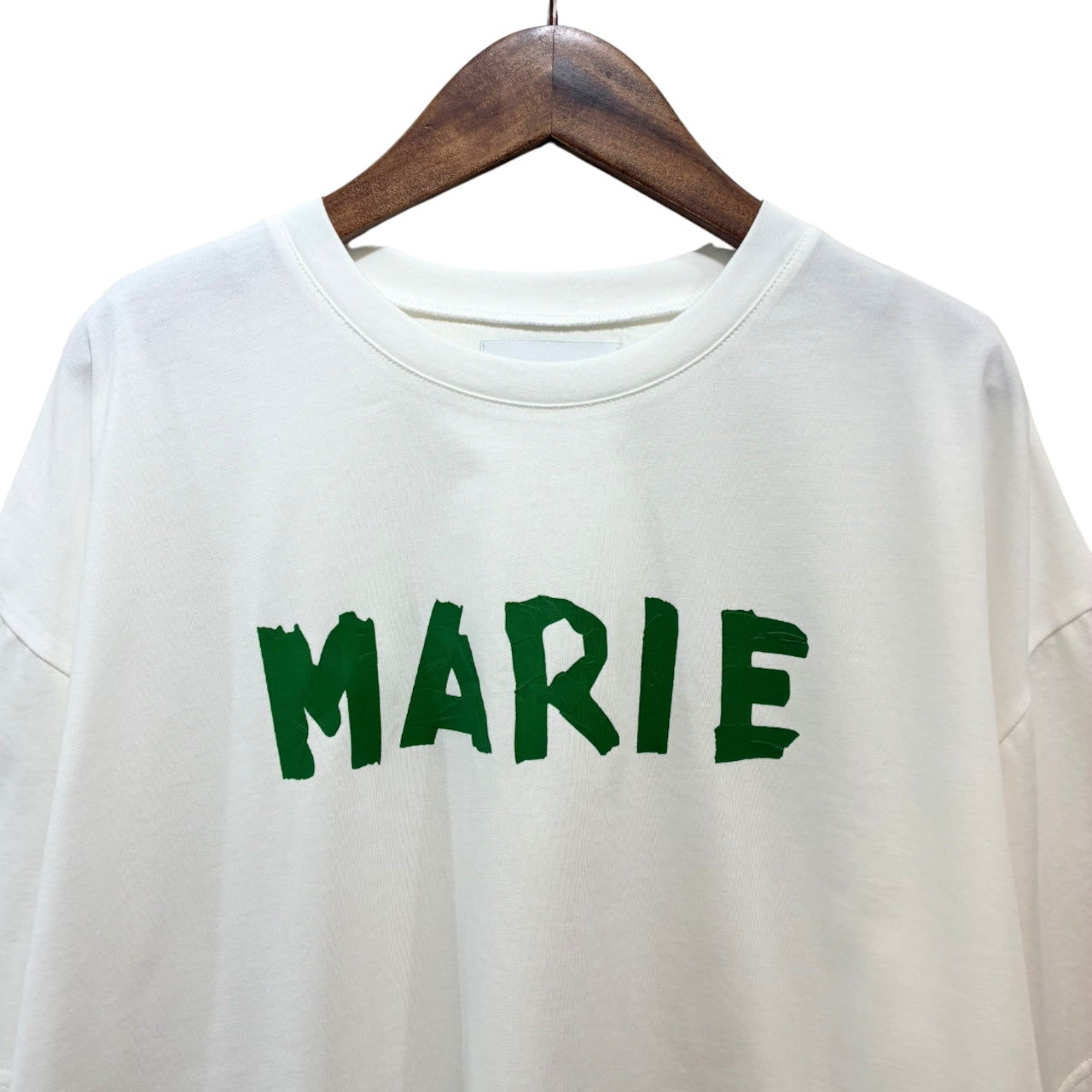 【MARIED'OR】テープロゴ5分袖Tシャツ