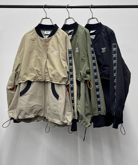 【Risley】ReebokコラボレイヤードMA-1