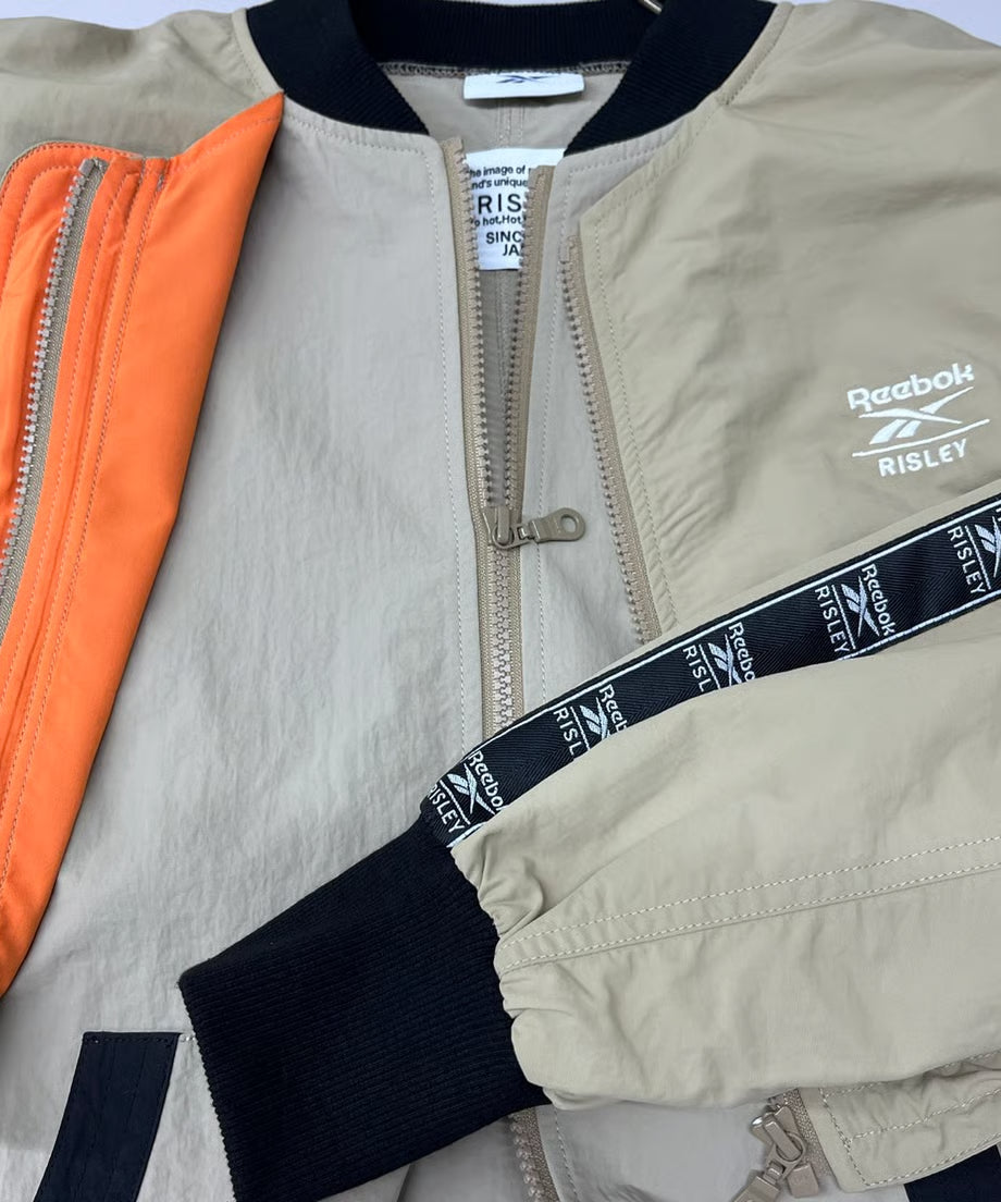 【Risley】ReebokコラボレイヤードMA-1