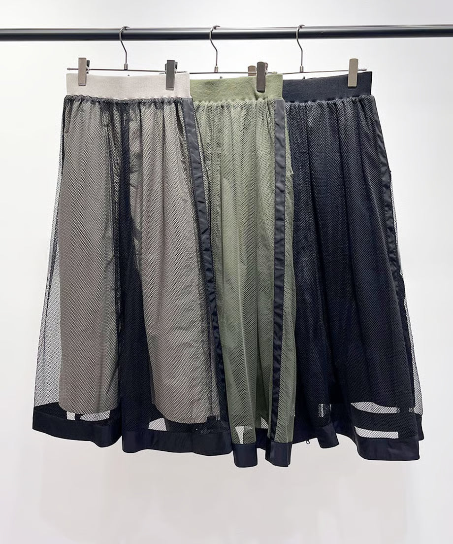 【Risley】Reebokコラボメッシュティアードスカート