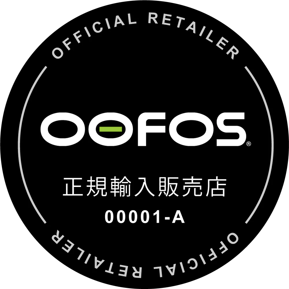 【OOFOS】OOmega OOahh Luxe BLACKSPARKLE
